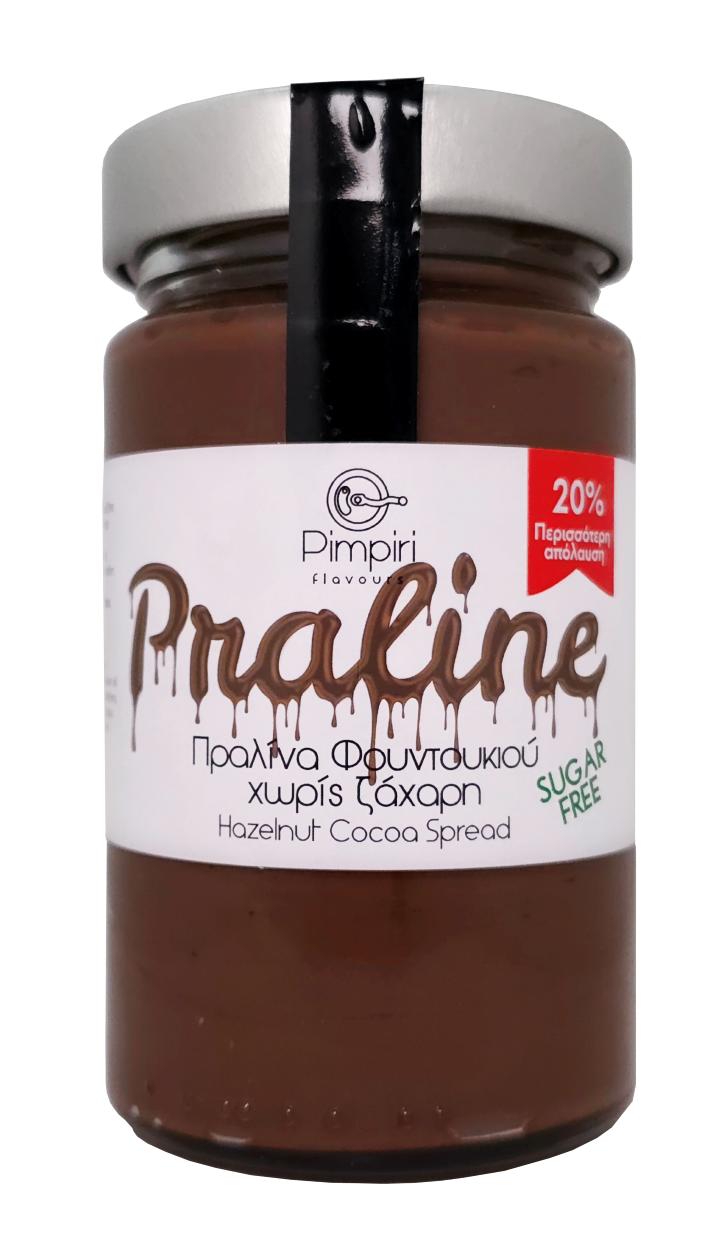 Πραλίνα φουντουκιού χωρίς ζάχαρη